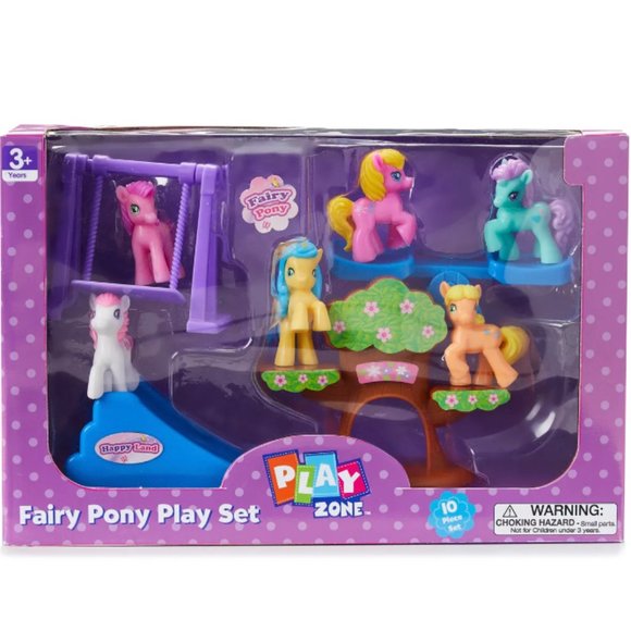 Adorable Fairy Pony 10-Piece Play Set - Picture 2 of 2